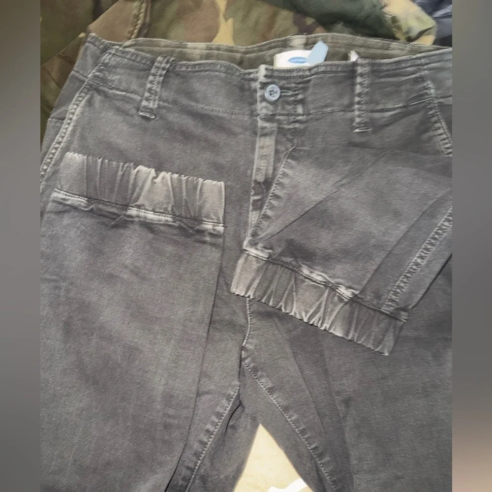 Old Navy I Men's I Cargo I Utility Style I Stone-washed I Black-charcoal